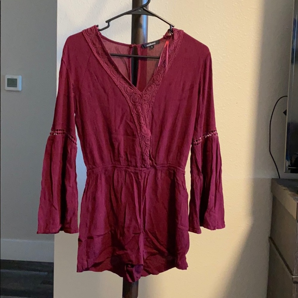 Maroon romper